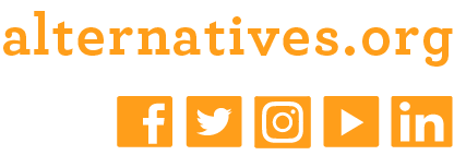 alternatives.org with social media tiles logo
