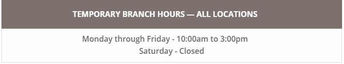 Branch Hours