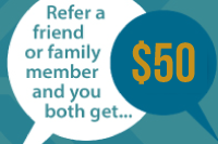 Refer a friend or family member 