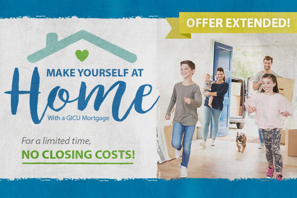 Make yourself at home with a GICU Mortgage
