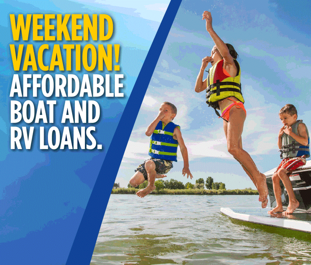 Weekend Vacation! Affordable Boat and RV Loans