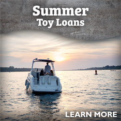 Picture of boat at sunset on the water with the text 