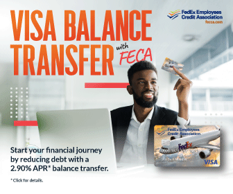 Reduce debt with our 2.90% Visa Balance Transfer!