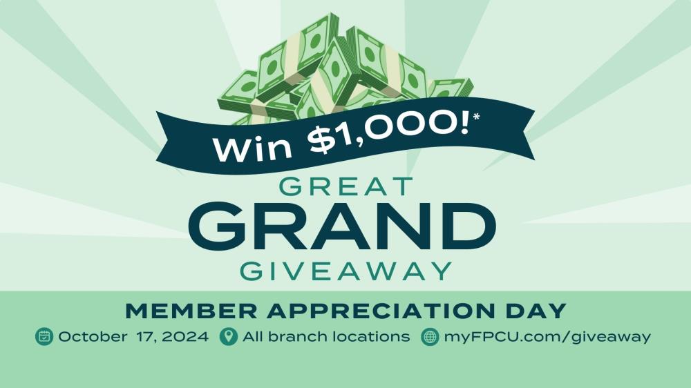 Member Appreciation Day Enter to Win