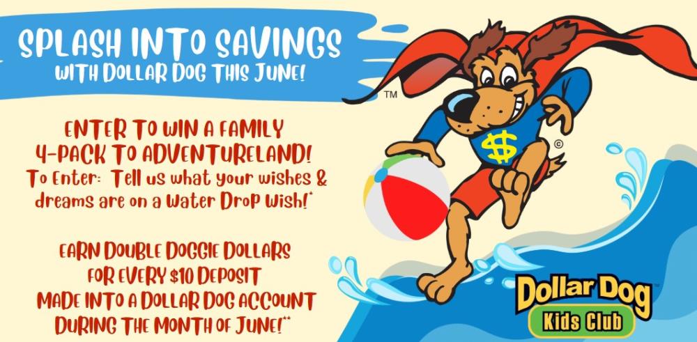 Splash into savings with Dollar Dog this June!