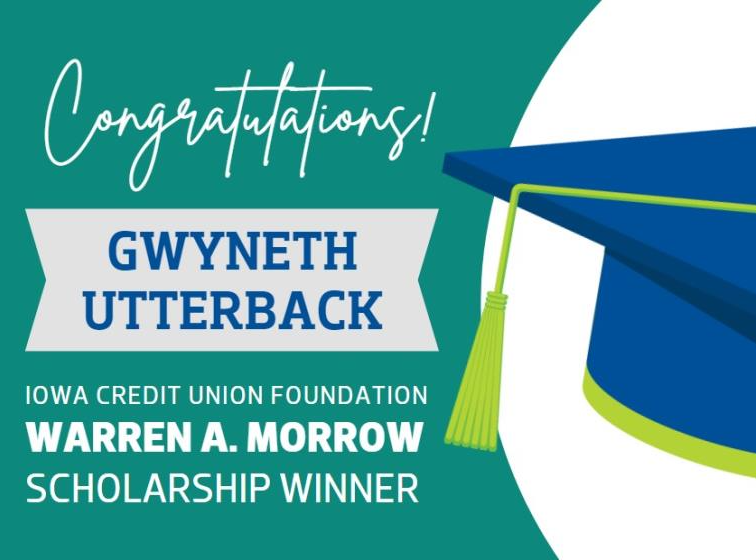 C1st member awarded Iowa Credit Union Foundation scholarship