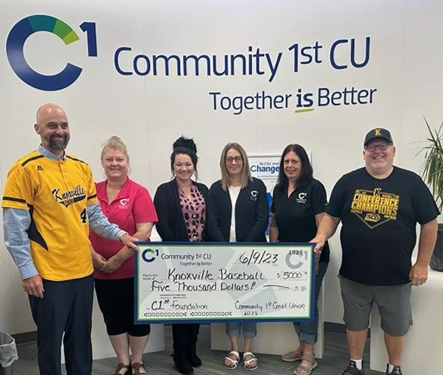 Knoxville Baseball Check Presentation