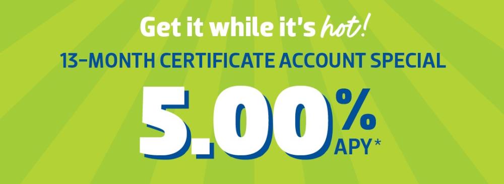 Certificate Account Special