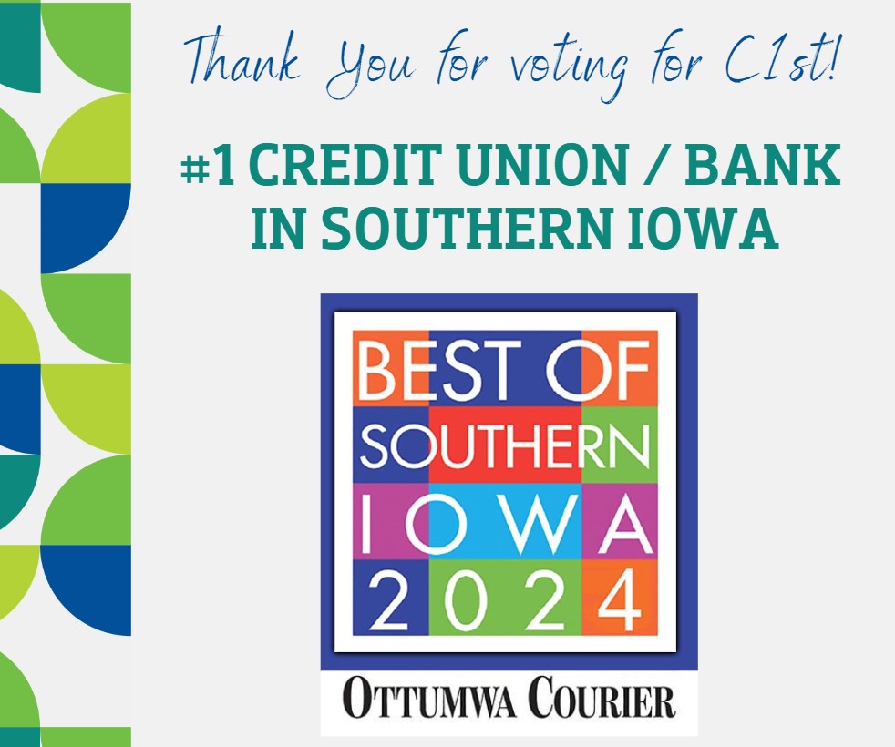 #1 Credit Union / Bank in Southern Iowa