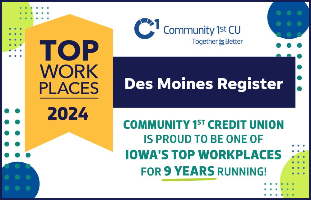 C1st is a Top Workplace in Iowa