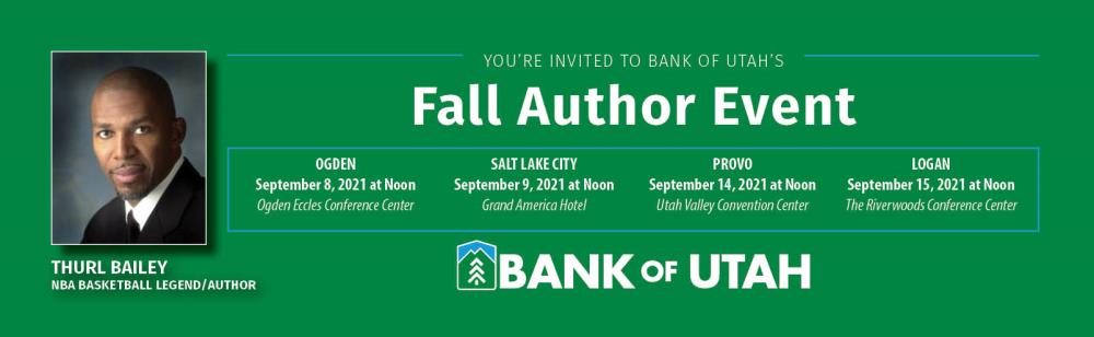 Bank of Utah Fall Author Event
