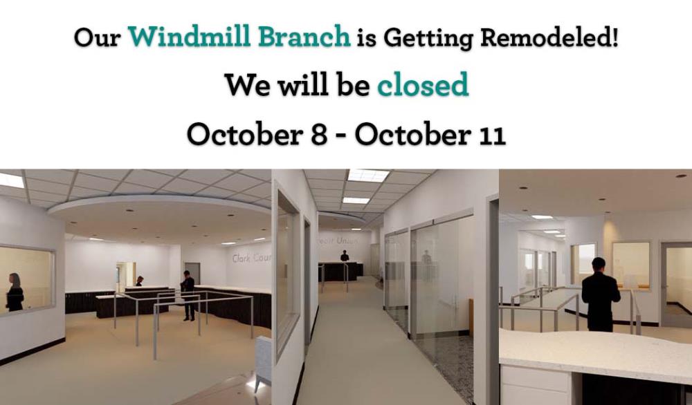 Windmill Branch getting remodeled! 