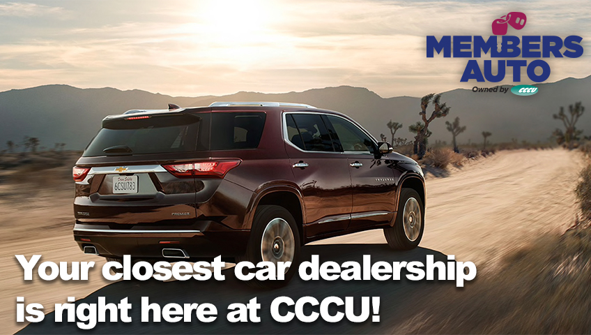 Your closest car dealership is right here at cccu