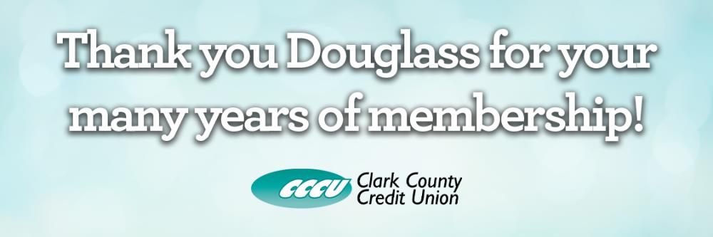 Thank you Douglass! 