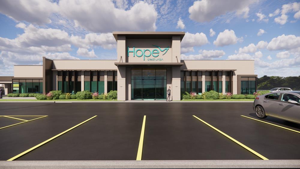 HOPE Economic Empowerment Center - Exterior Facade - East Elevation