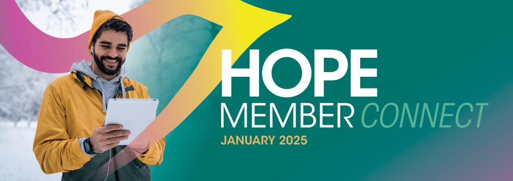 HOPE Member Connect - January 2025 - Man Enjoying the Outdoors