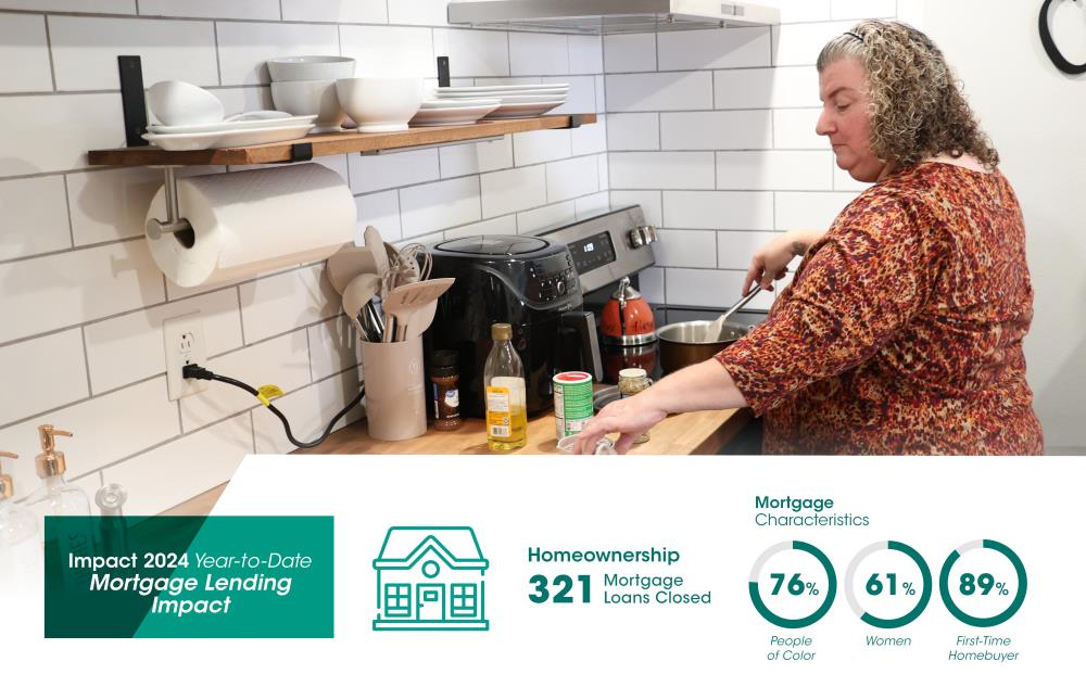 HOPE Homeowner Sylvia Brandon of Pine Bluff, Arkansas, In Her Kitchen
