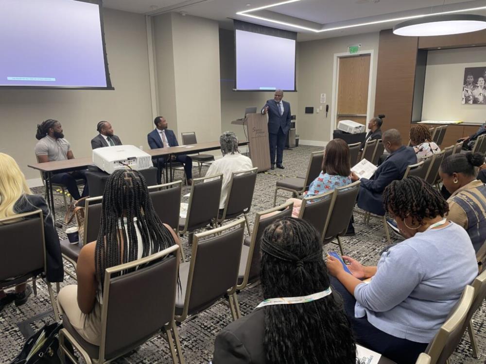 HOPE's Bill Bynum and Kiyadh Burt Speak on the Banking on Black Panel at the UNCF Unite Summit