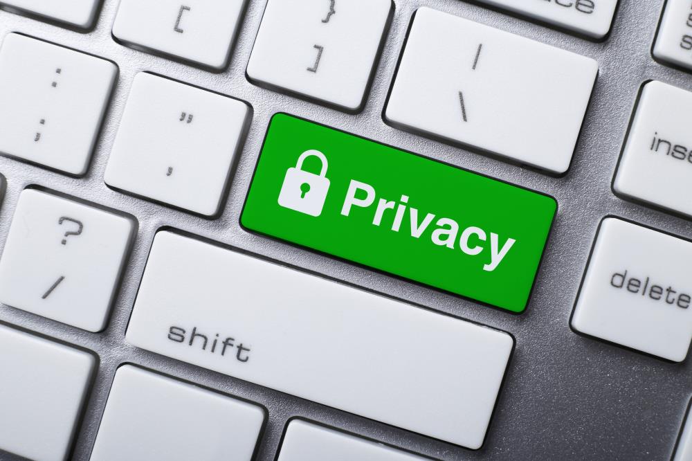 Computer Keboard Featuring a Privacy Key