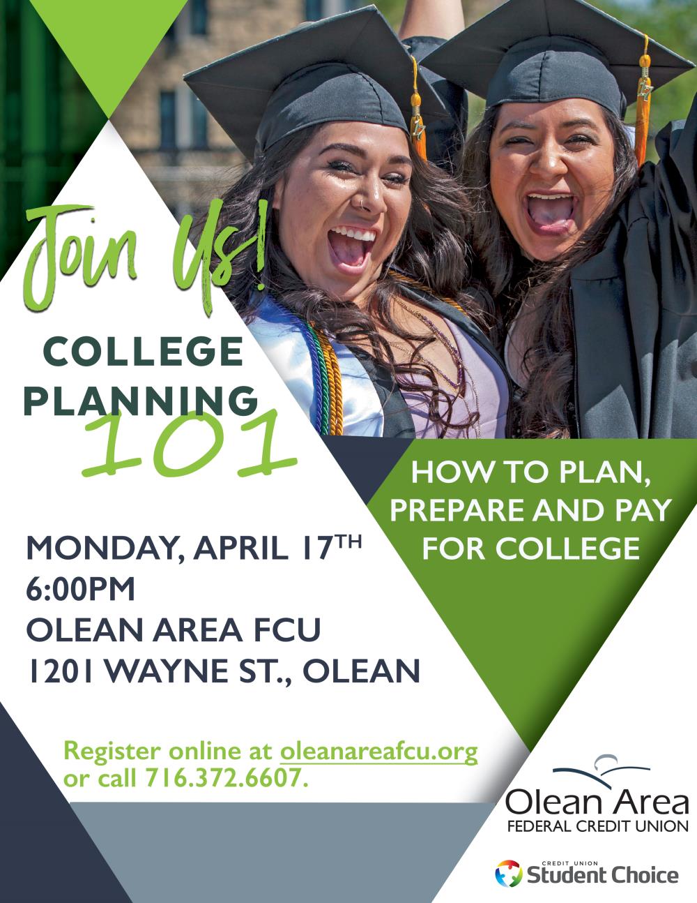 College Planning Seminar flyer