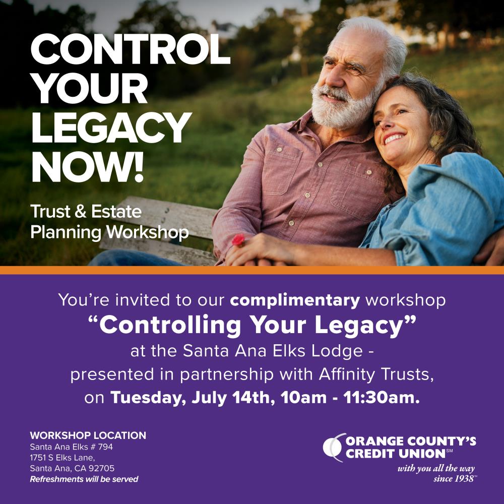 Control Your Legacy Now!