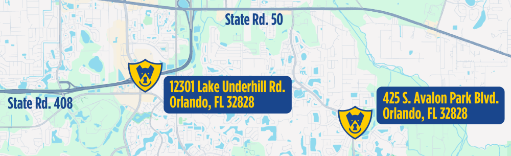 Map of New Orlando Branches