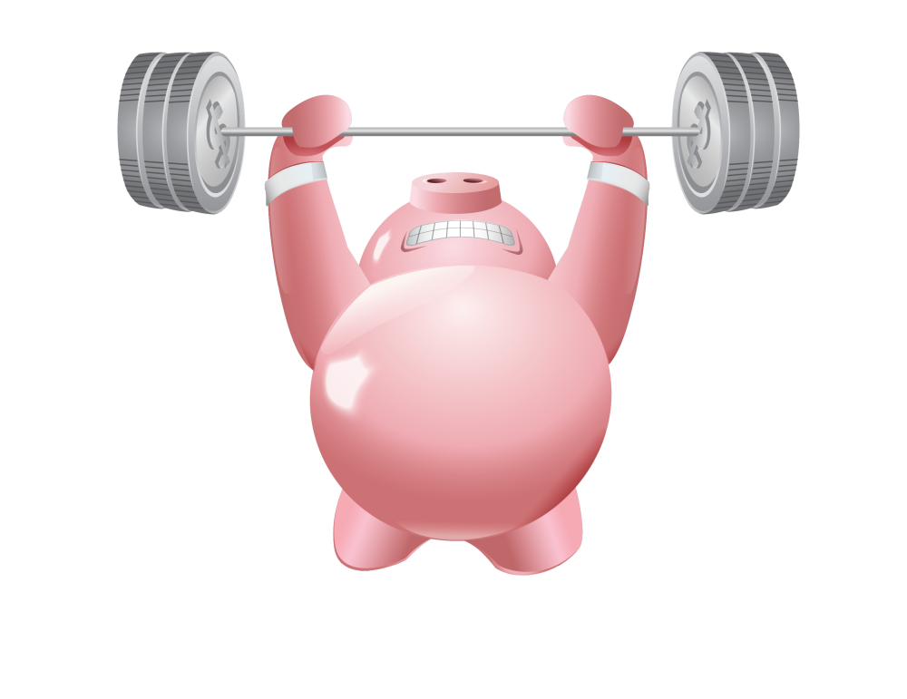Financial Fitness Piggy